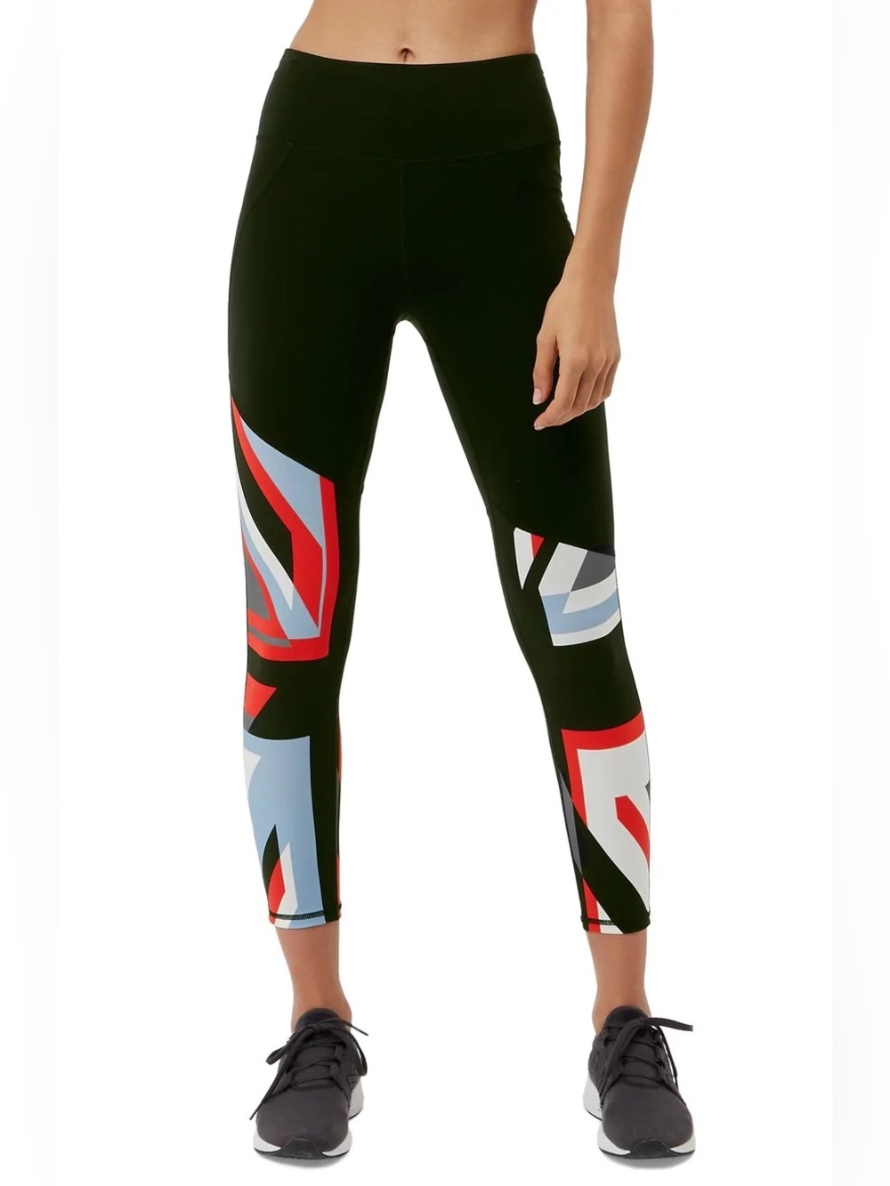 NWT Sweaty Betty The Power Union Jack ankle 7/8 25”